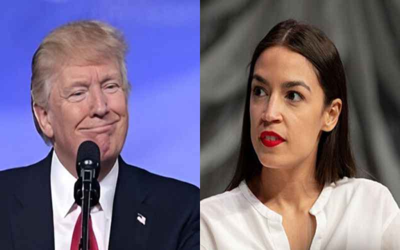  Trump Says AOC Has A Good Sparkin Rare Compliment During