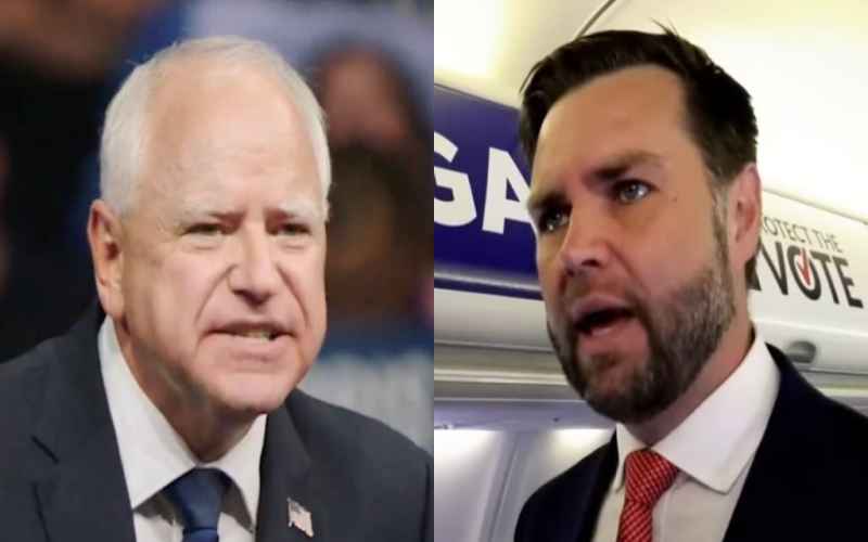  Walz’s Lewd Joke About JD Vance During VP Pick Debut Sparks Mixed Reactions