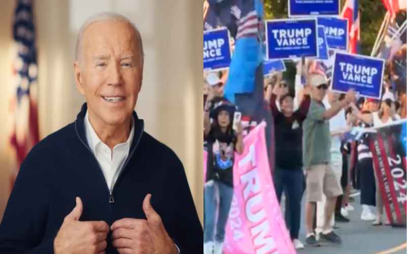  Biden Praised by MAGA After Wearing ‘Trump 2024’ Hat in Viral Photo
