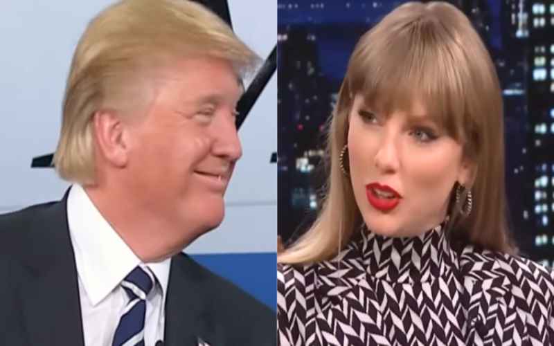  Trump Trolls Taylor Swift by Copying Eras Tour Shirt Design