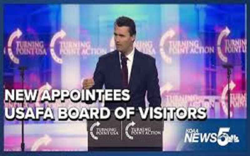  Trump Appoints Charlie Kirk to Air Force Academy Board of Visitors