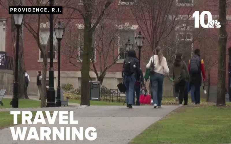  Brown Univ. Warns Foreign Students Against Travel Abroad