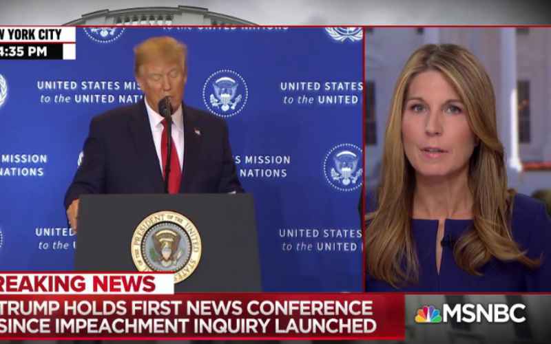  MSNBC Cut Away from Trump in ‘Dystopian’ Move