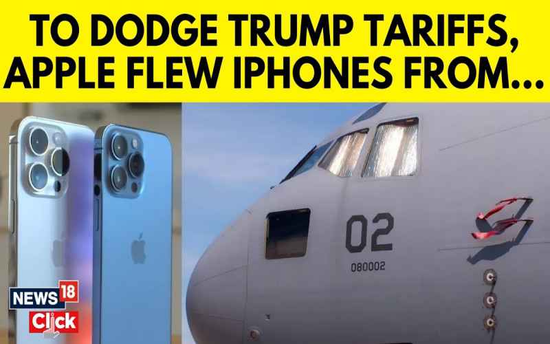  Apple Transported iPhones From India to US in Five Planes
