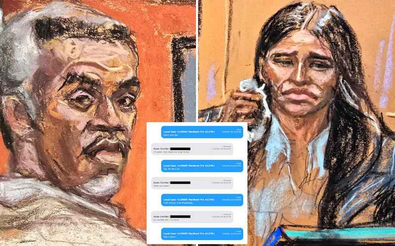  Text Messages Between Diddy and Cassie Ventura Have Been Released in Court